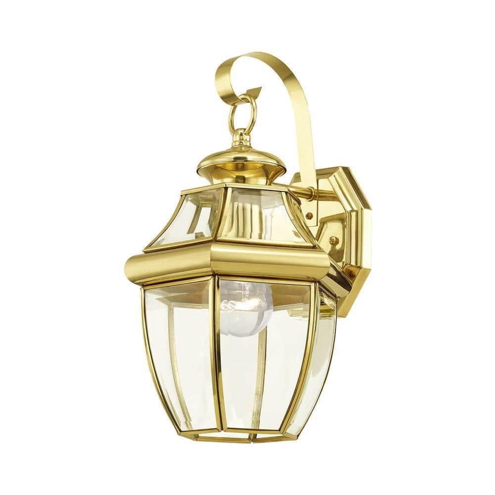 Livex Lighting Monterey 1 - Light Wall Light in  Polished Brass