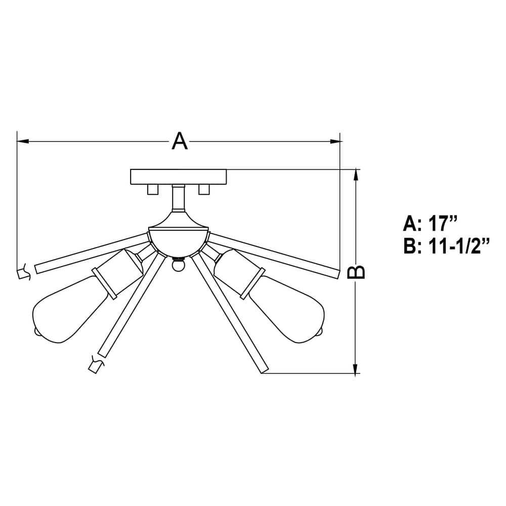Eya Semi Flush Mount