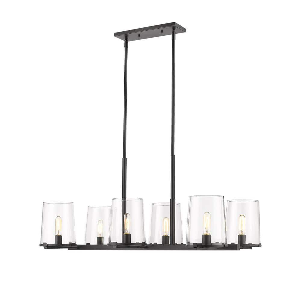 Z-Lite Callista 6 - Light Chandelier in  Matte Black