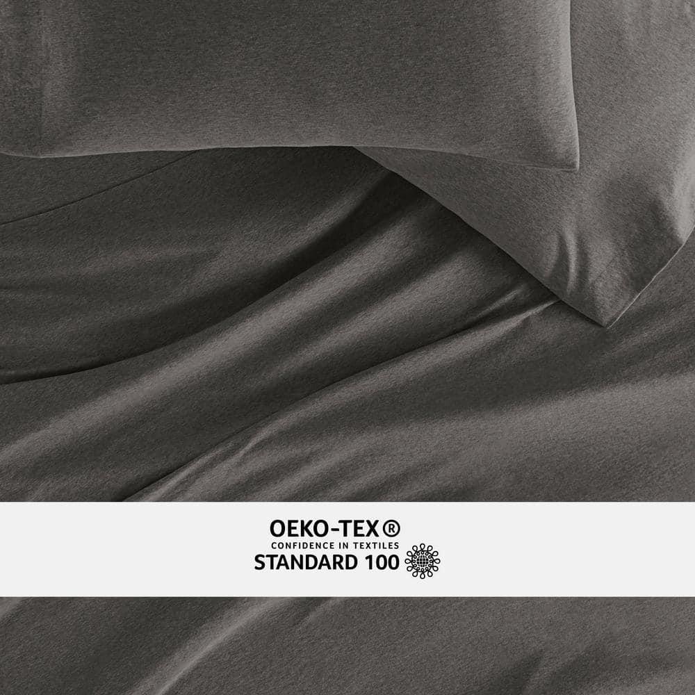 4 Piece 100% Cotton Jersey Knit Sheet Sets