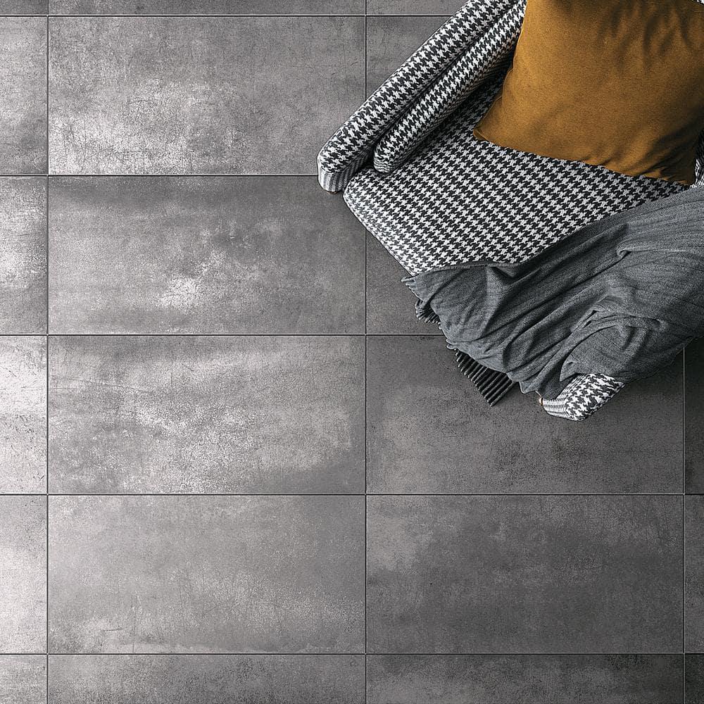 Bond Tile Fuse 12" x 24" Porcelain Metallic Look Wall & Floor Tile (13.56 sq. ft./ box)