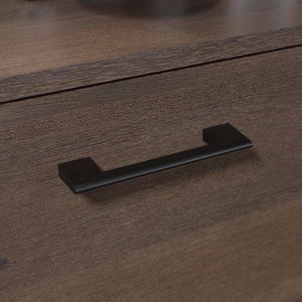 2 Drawer North Avenue Lateral File Cabinet Smoked Oak - Sauder