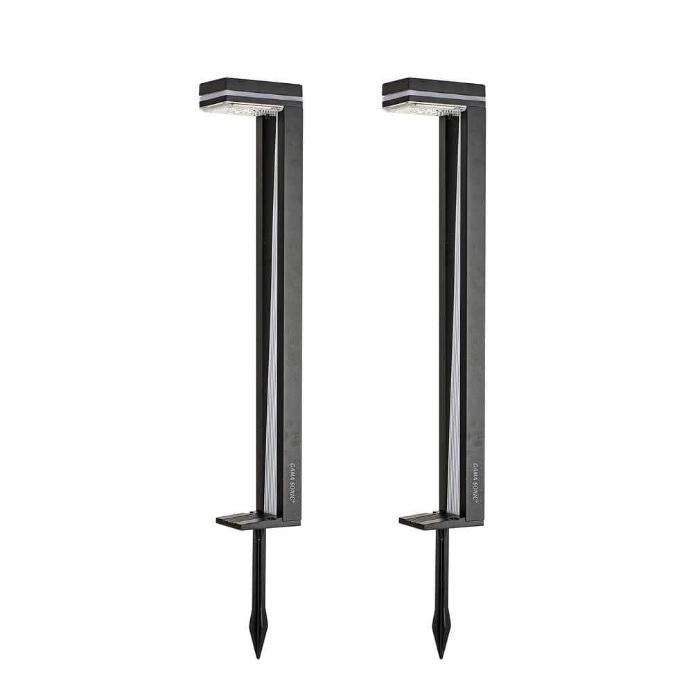Sentry Modern 60 Lumens Solar Outdoor LED Landscape Pathway Light - 2 Pack