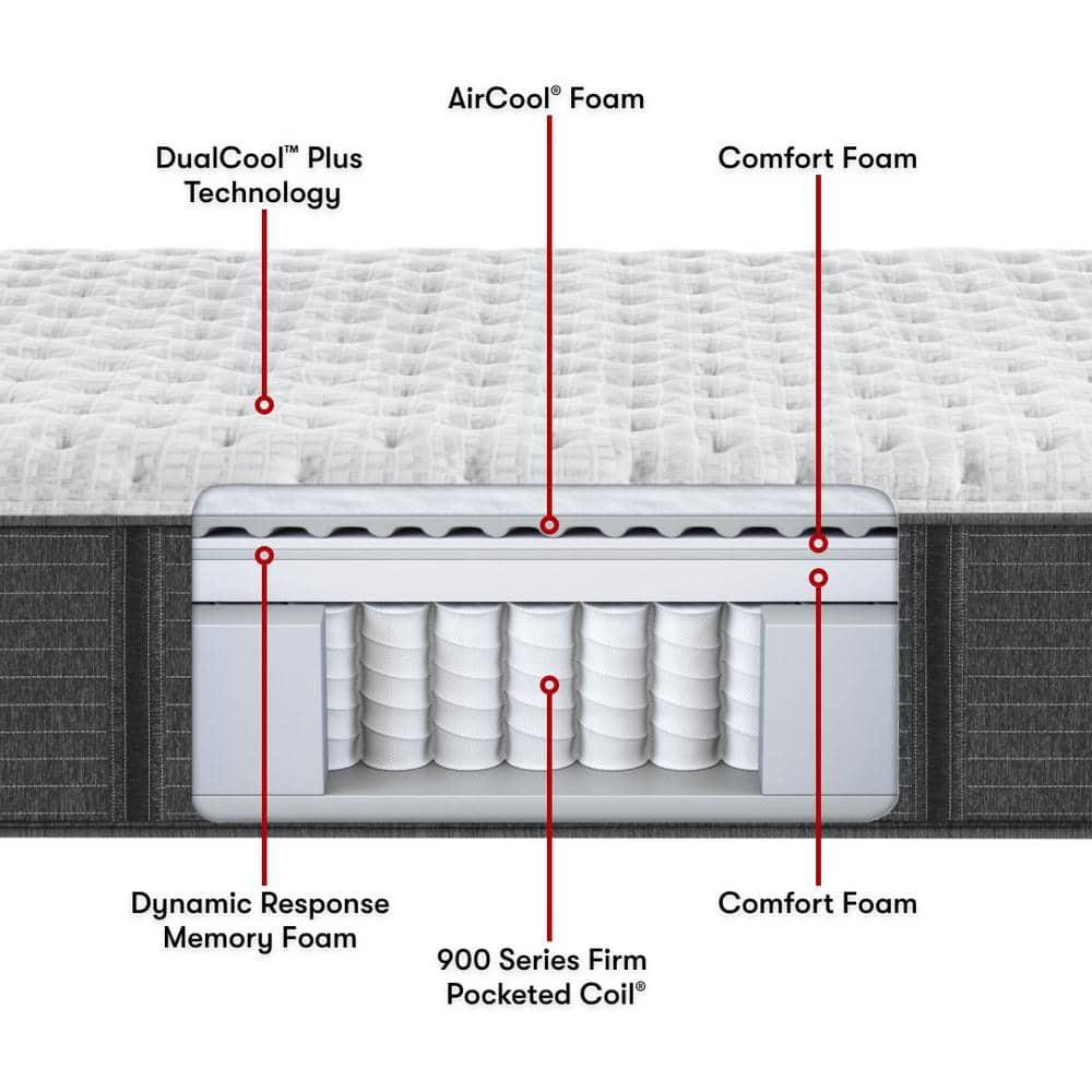 Beautyrest Silver BRS900-C Extra Firm 13.75" Hybrid Mattress