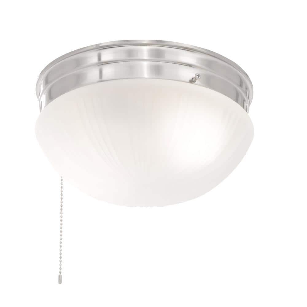 Westinghouse 67210 - 2 Light Brushed Nickel Ceiling Light Fixture