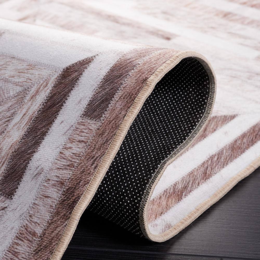 Foundry Select Faux Hide Performance Machine Washable Geometric Rug