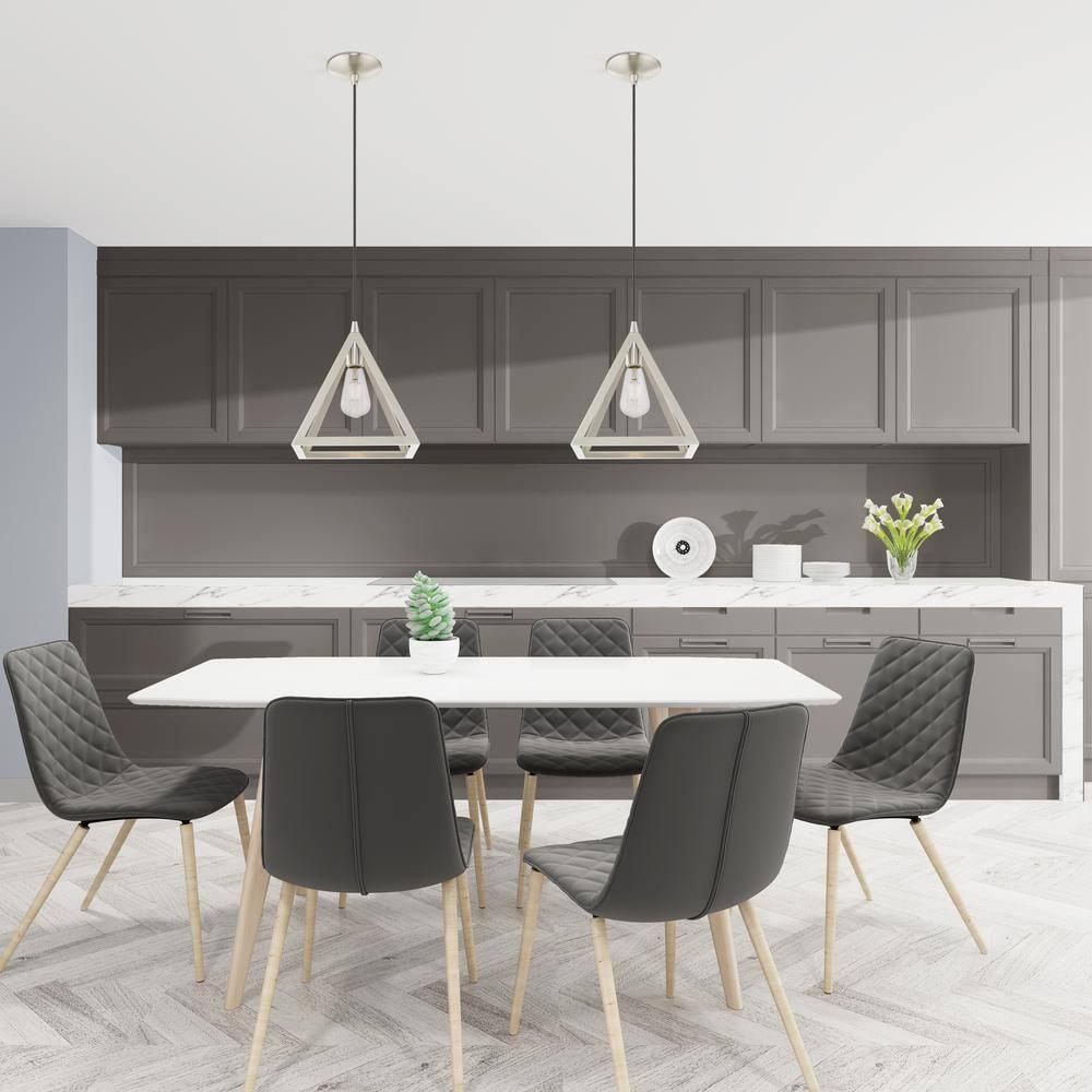 Livex Lighting Pinnacle 1 - Light Pendant in  Brushed Nickel