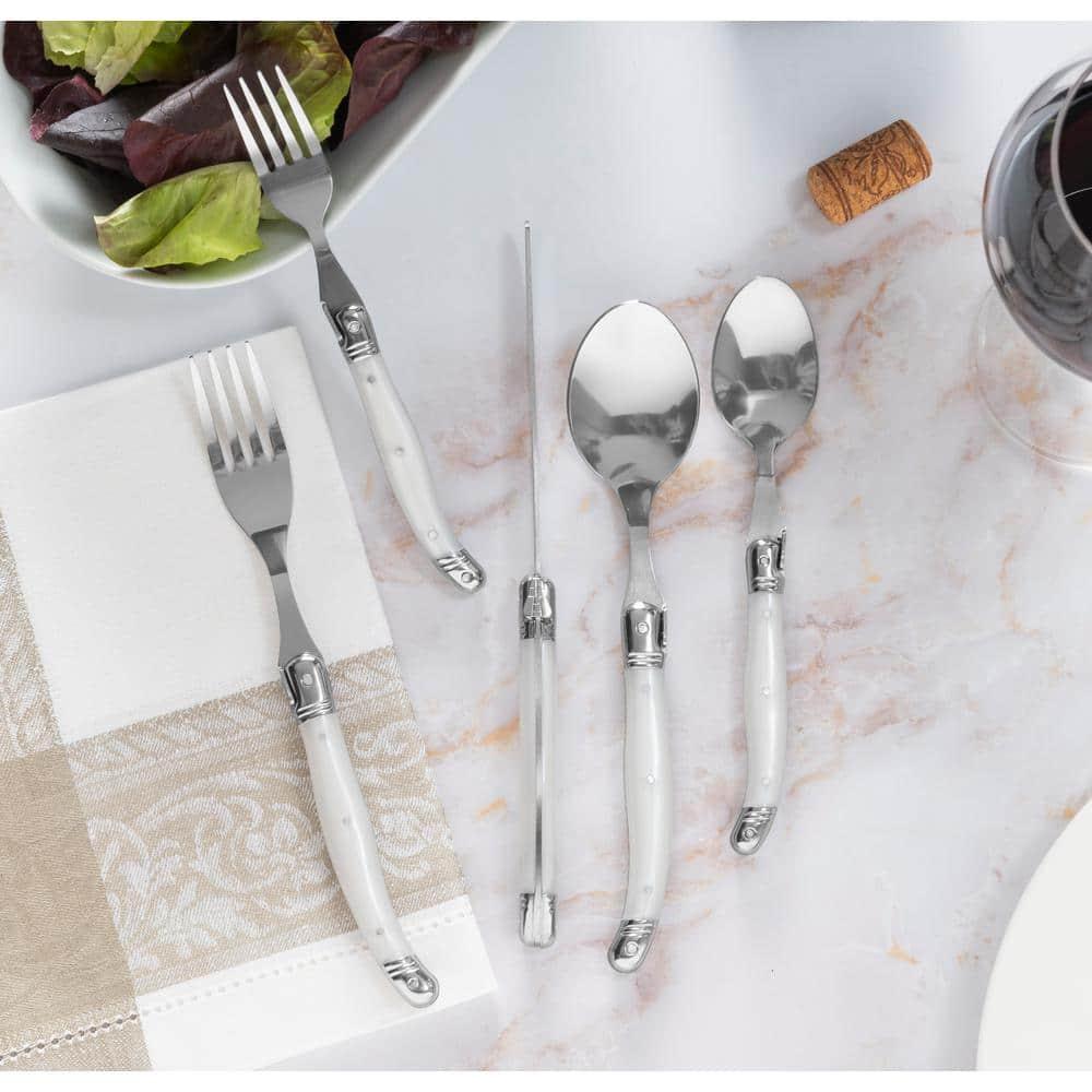 French Home French Home Laguiole 20 Piece Stainless Steel Flatware Set, Service for 4 (Set of 20)