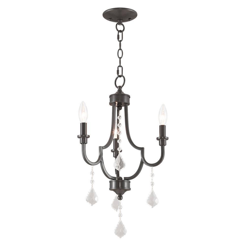 Livex Lighting Glendale 3 - Light Chandelier in  English Bronze
