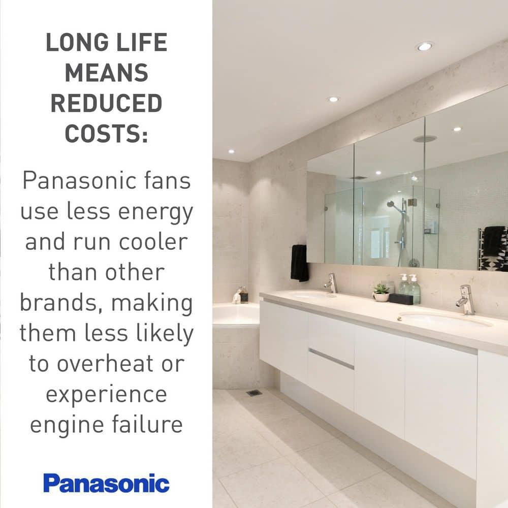 Panasonic WhisperCeiling Bathroom Exhaust Fan, 290 CFM, FV-30VQ3