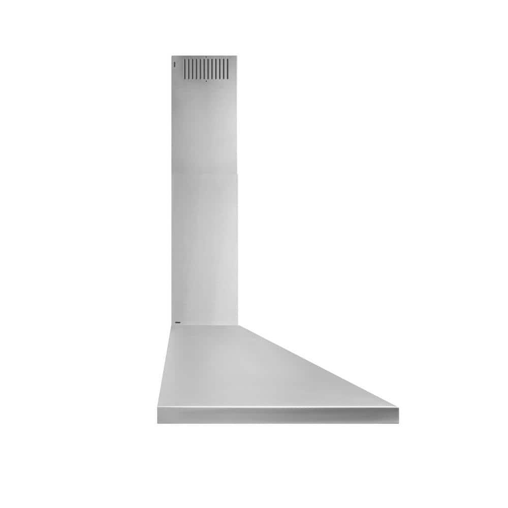 Broan-NuTone BWP1364SS Pyramidal Range LED Lighting Convertiable Wall-Mount Kitchen Chimney Vent Hood, 36-Inch, Stainless Steel