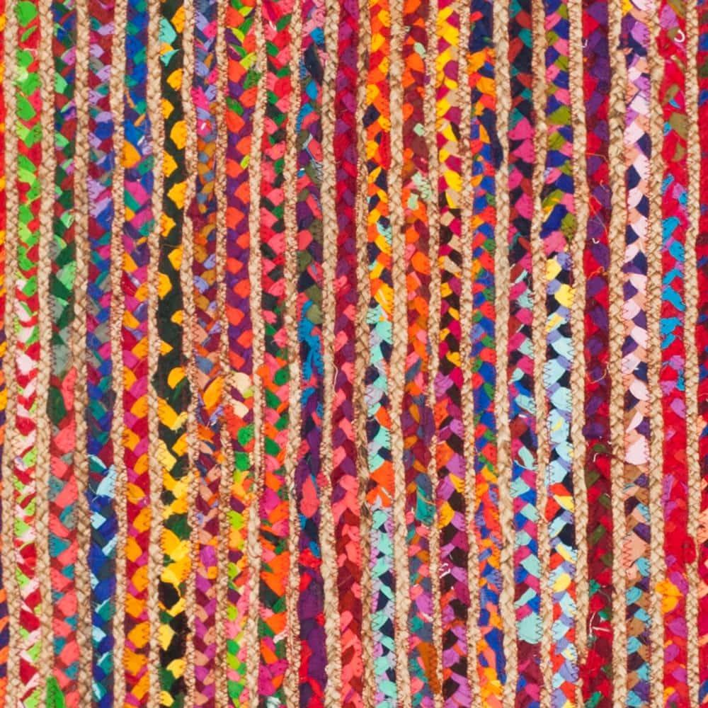 Cape Cod CAP202 Woven Indoor Runner Rug - Red/Multi - 2'3"x14' - Safavieh