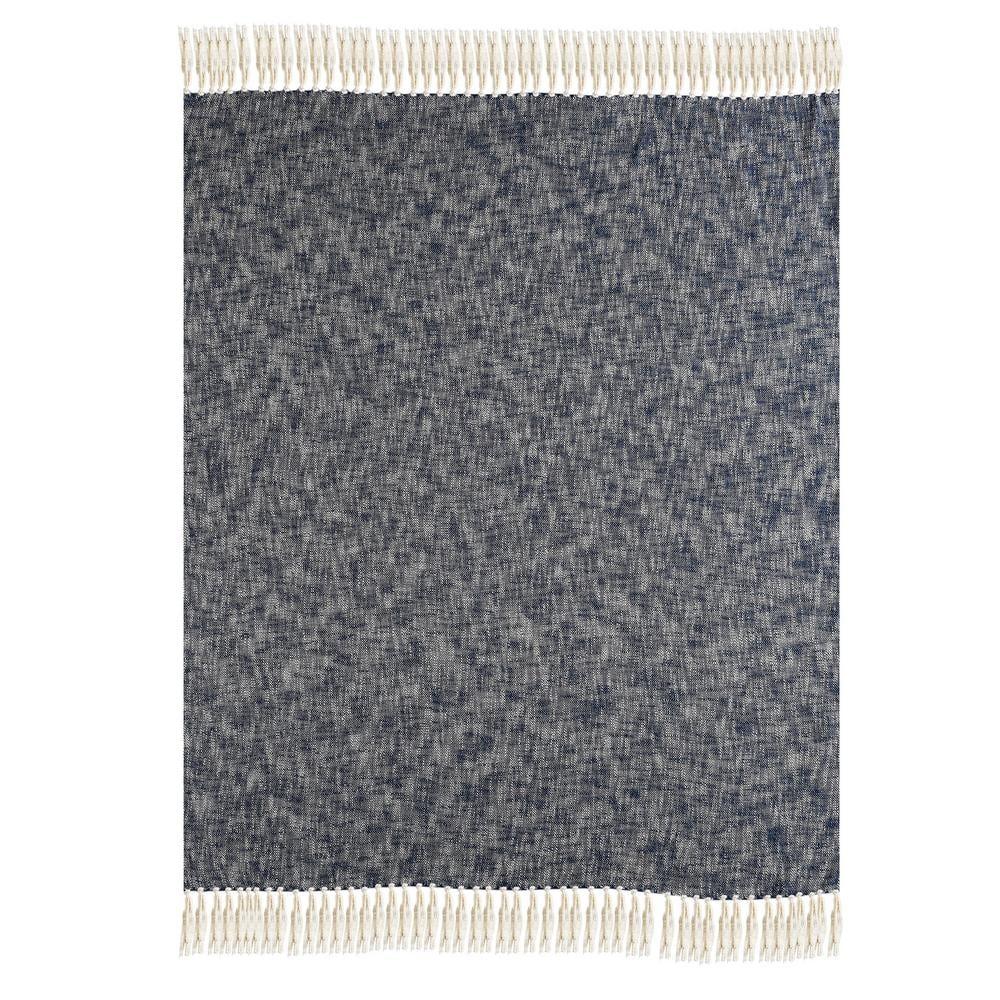 Handmade Solid 100% Cotton Woven Throw Blanket