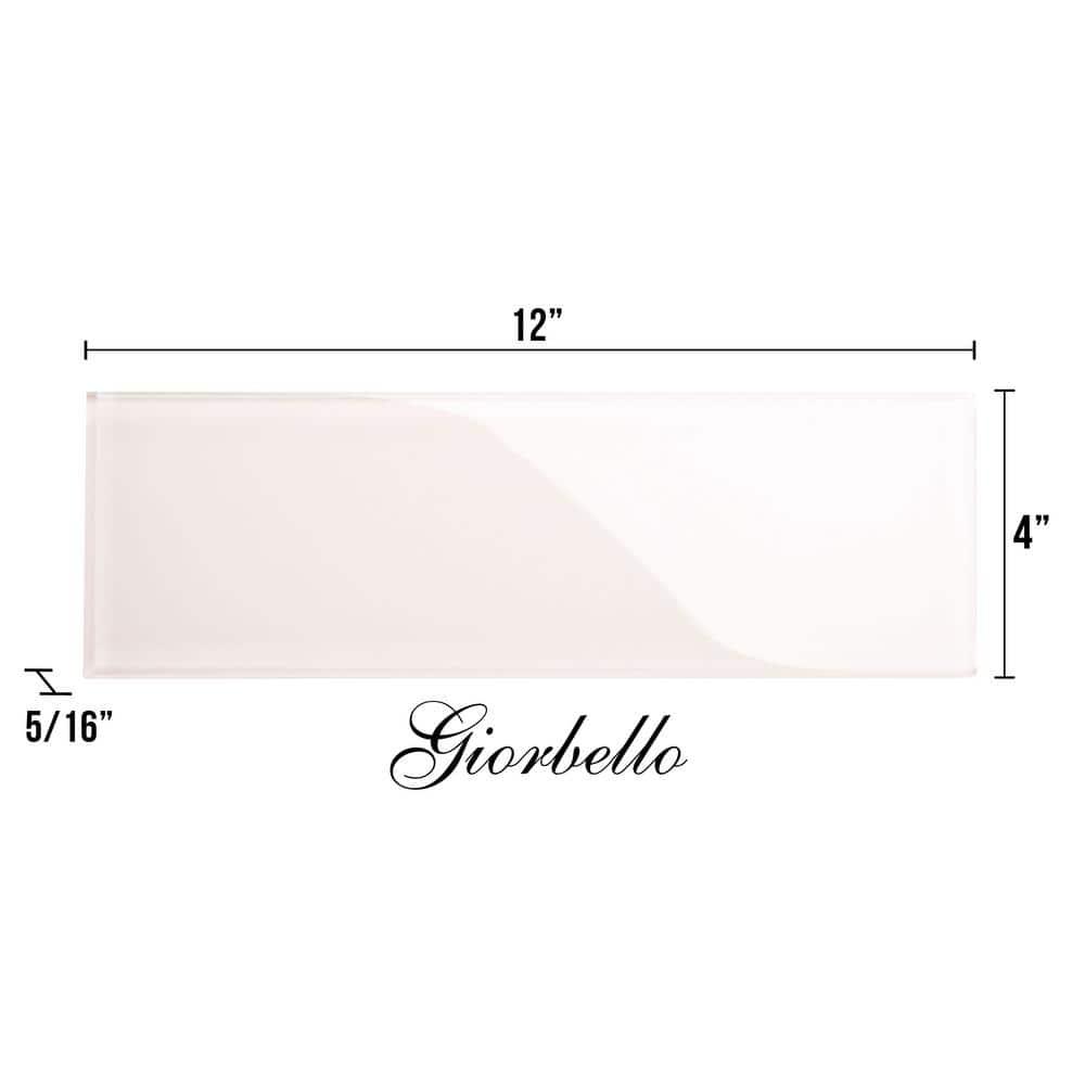 Glass Subway 4" x 12" Wall Tile