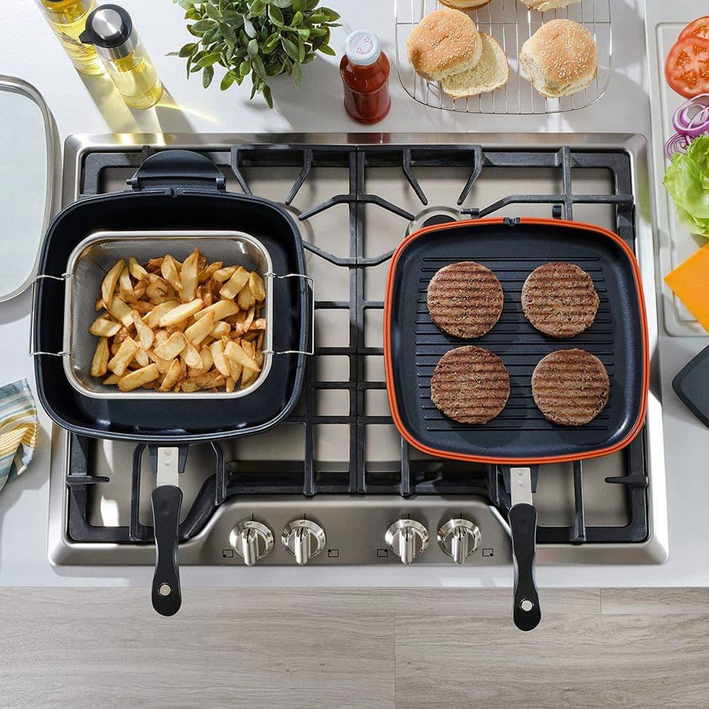 Kenmore 5 Piece Nonstick Multi Function Cookware Set In Black | Wayfair