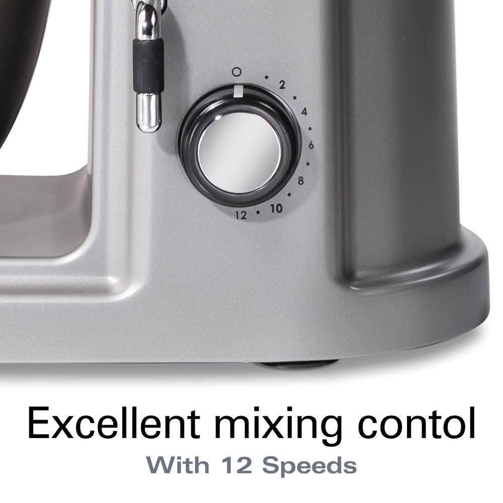 Hamilton Beach® Professional All-Metal Stand Mixer with Specialty Attachment Hub 5 Quart