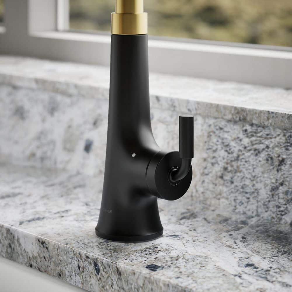 Tone Touchless Pull-Down Kitchen Sink Faucet with Three-Function Sprayhead