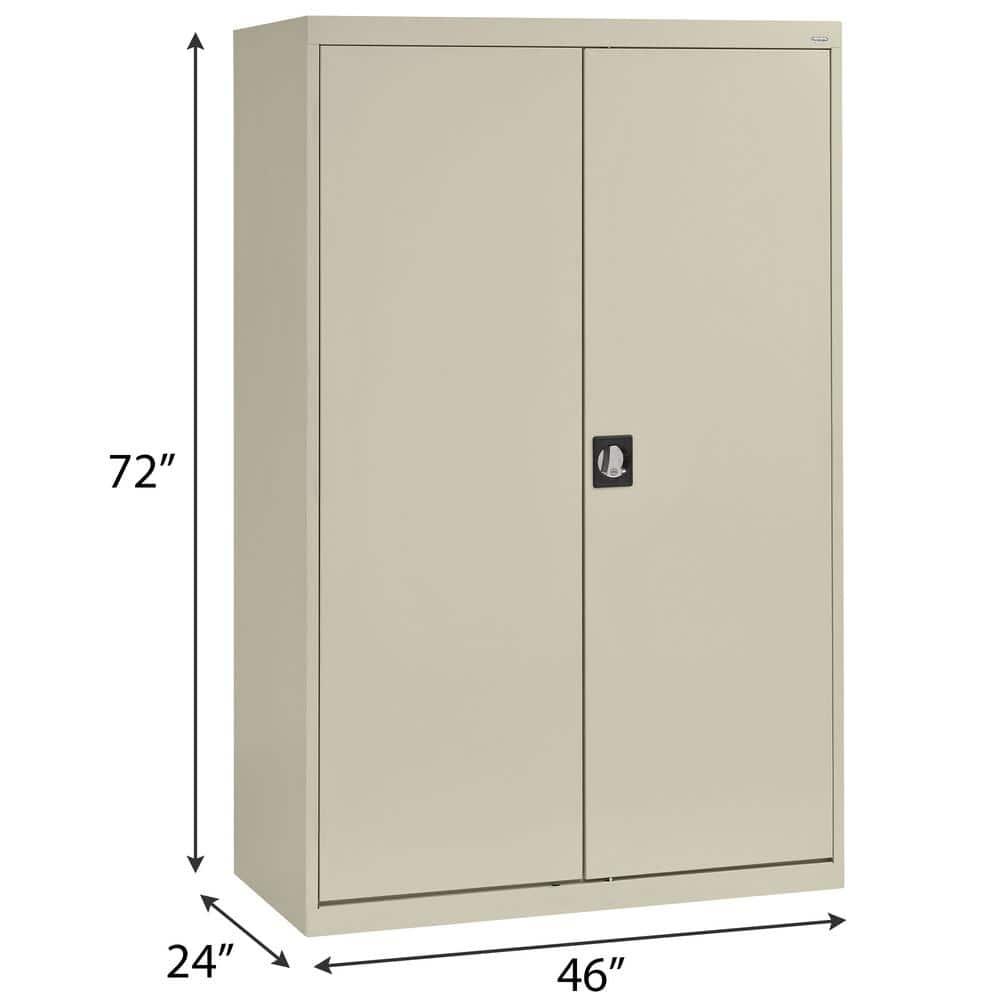 Sandusky Lee Elite 24" D x 46" W x 72" H, Steel Garage Storage Cabinet by Sandusky