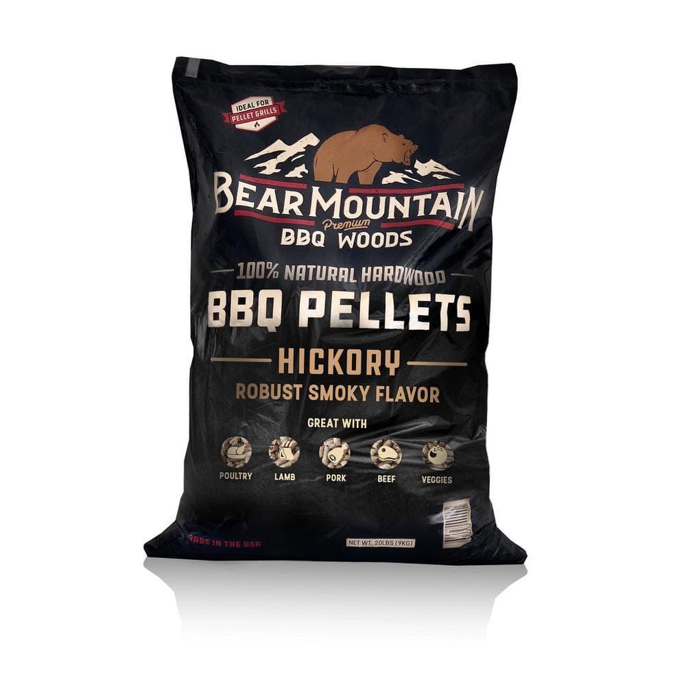 Bear Mountain BBQ Bear Mountain BBQ All-Natural Hardwood Hickory Smoker Pellets