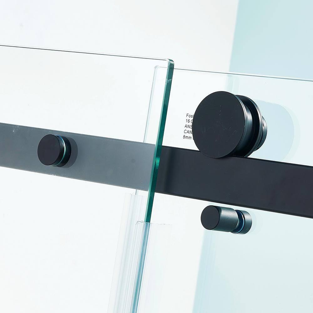 56"-60 ‘W x 75’ Aluminum Framed Shower Door