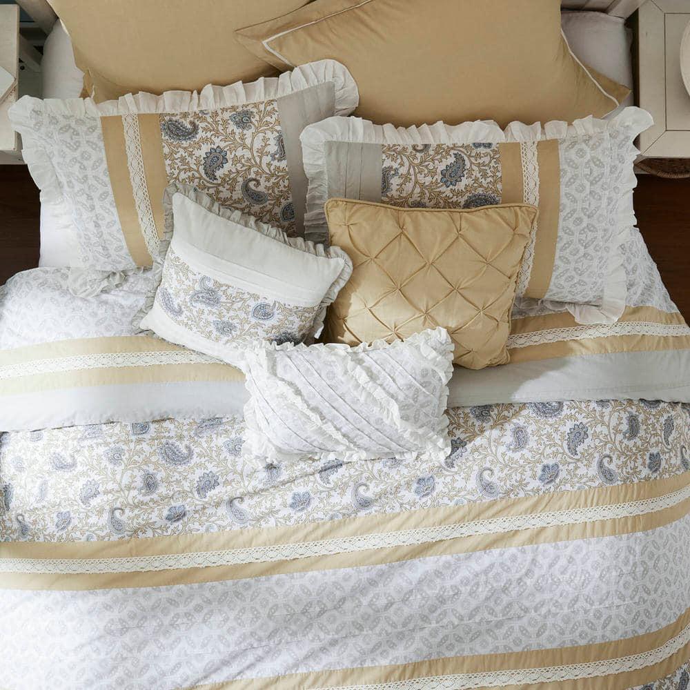 Madison Park Dawn 9 Piece Cotton Percale Comforter Set