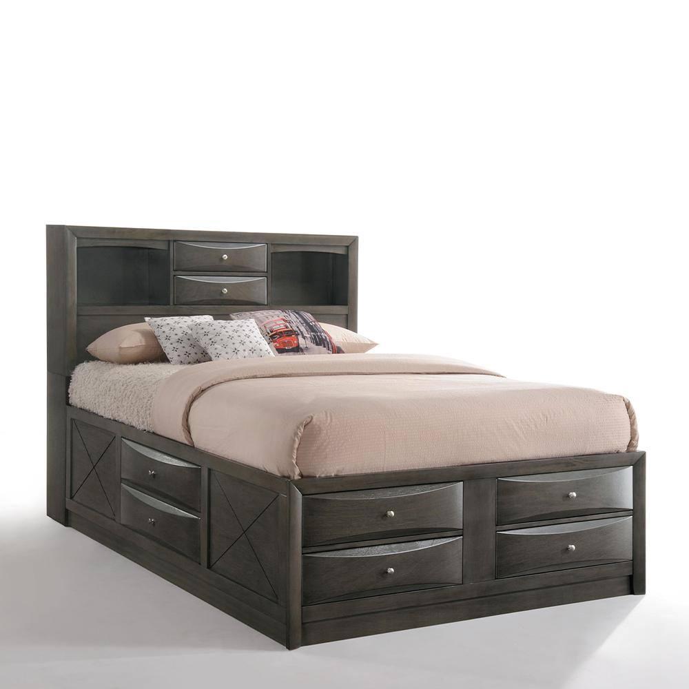 Wildon Home® Elyne Bookcase Storage Bed