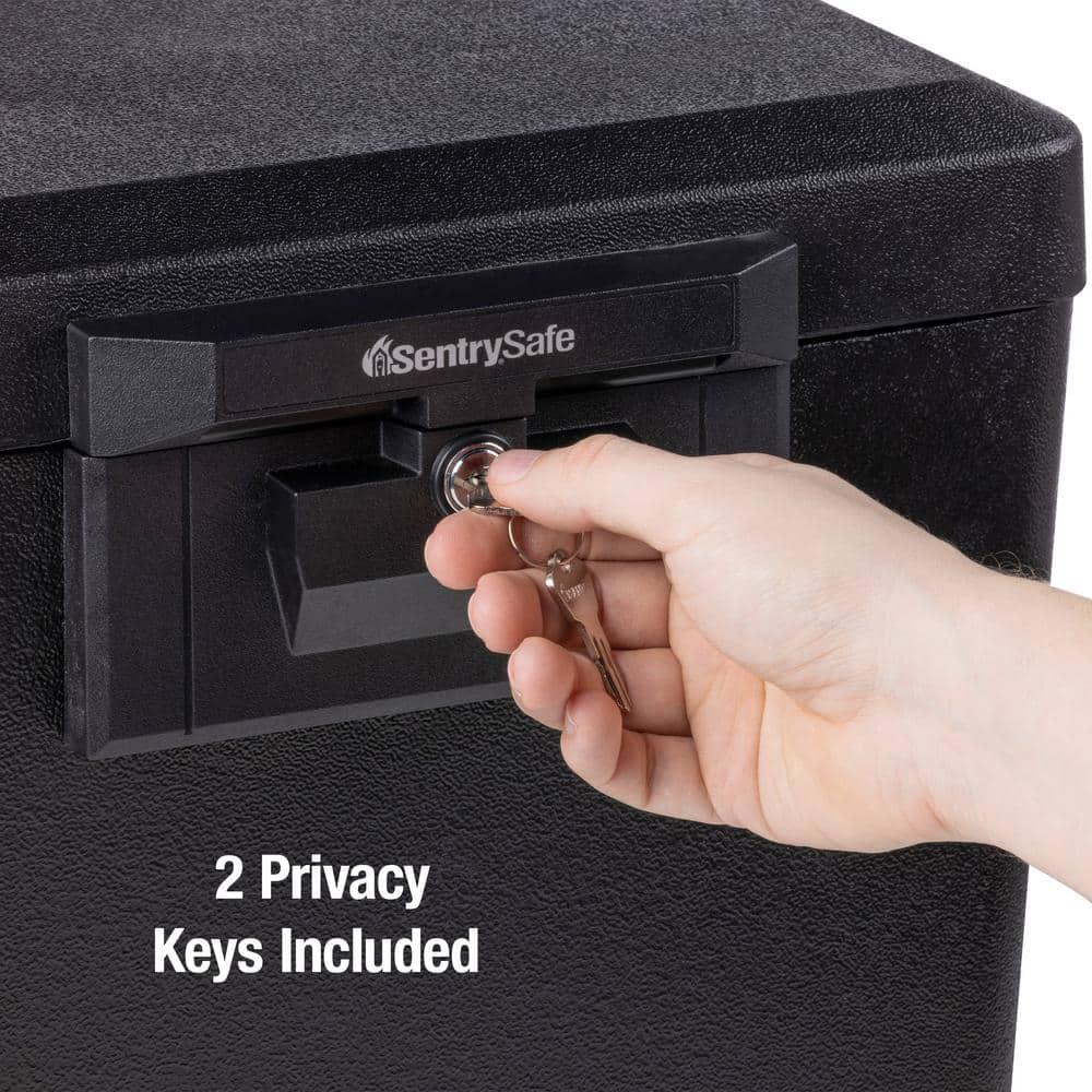 BEACHWATER POOL & SPA, LLC Fireproof Document Box With Key Lock, Safe Secures Files And Documents For Home Or Office