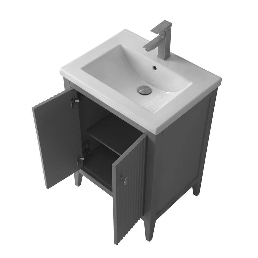 24" Single Bathroom Vanity Set