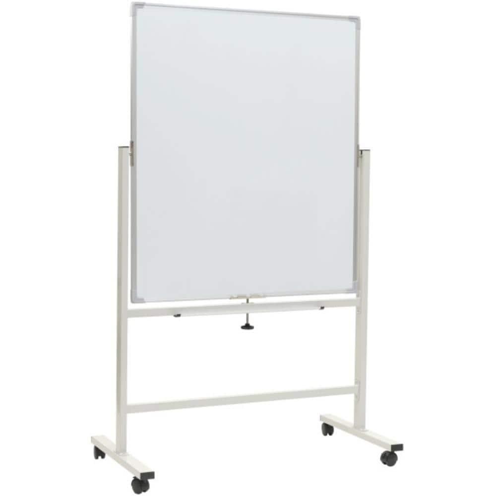 Reversable Whiteboard on Wheels - 36"x 42" (White Frame)