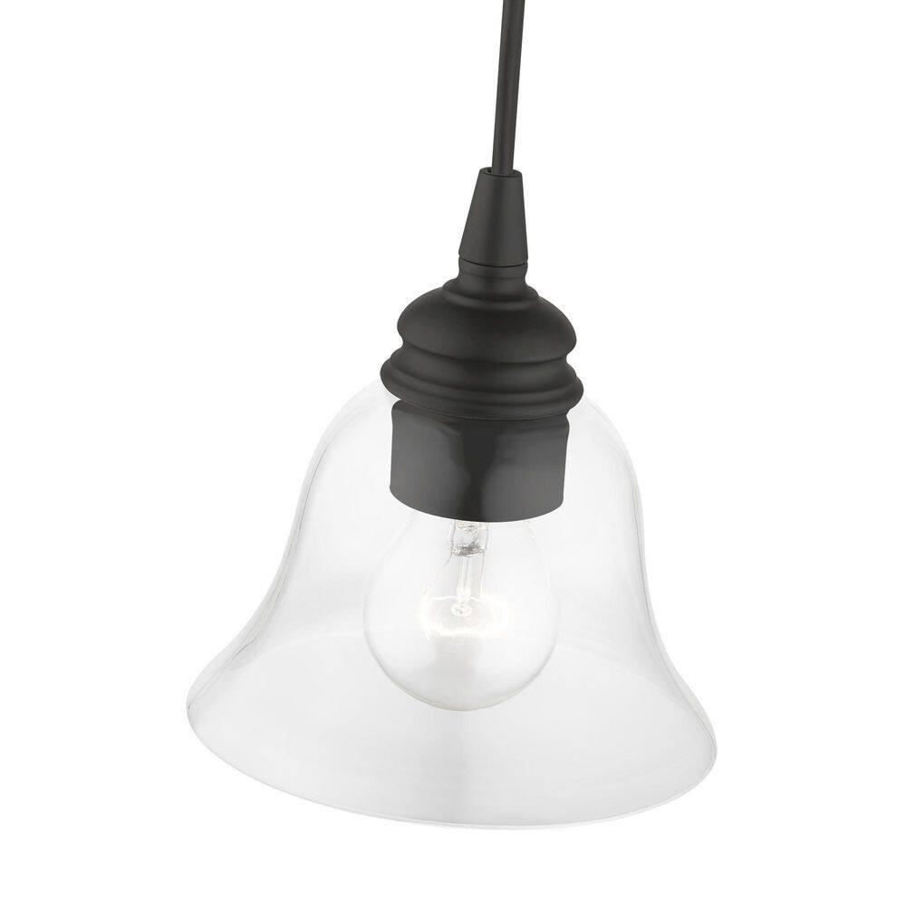 Livex Lighting Moreland 1 - Light Pendant in Black