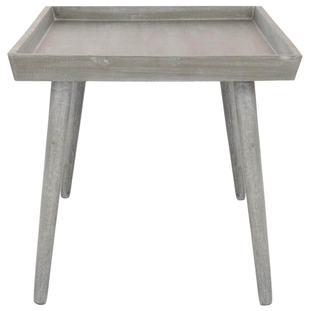 Nonie Coffee Table With Tray - Slate Grey - Safavieh