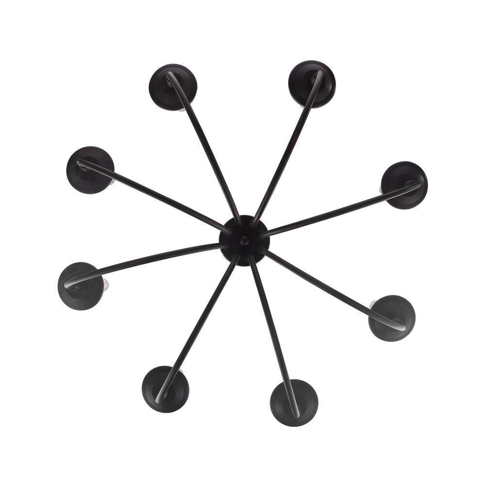 Trans Globe Lighting - Four Light Chandelier-Brushed Nickel Finish