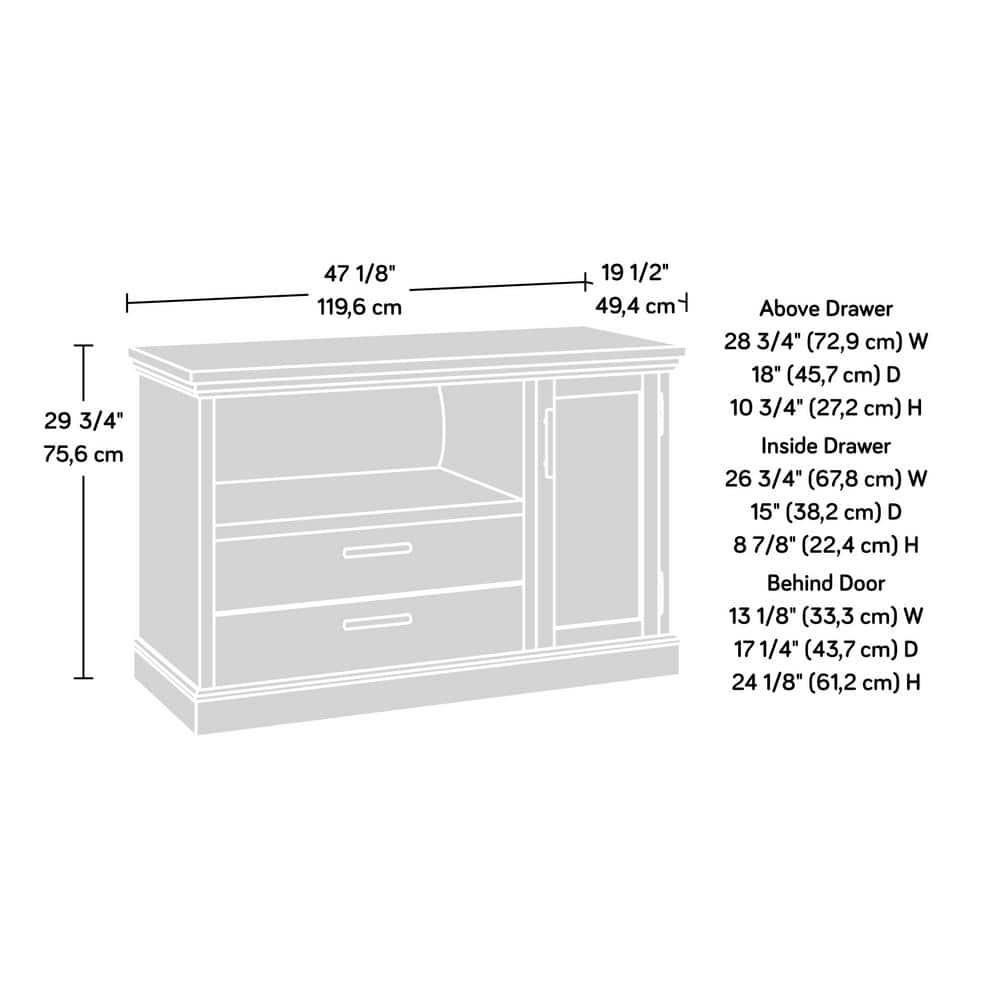 Sauder Aspen Post Small Credenza Pp
