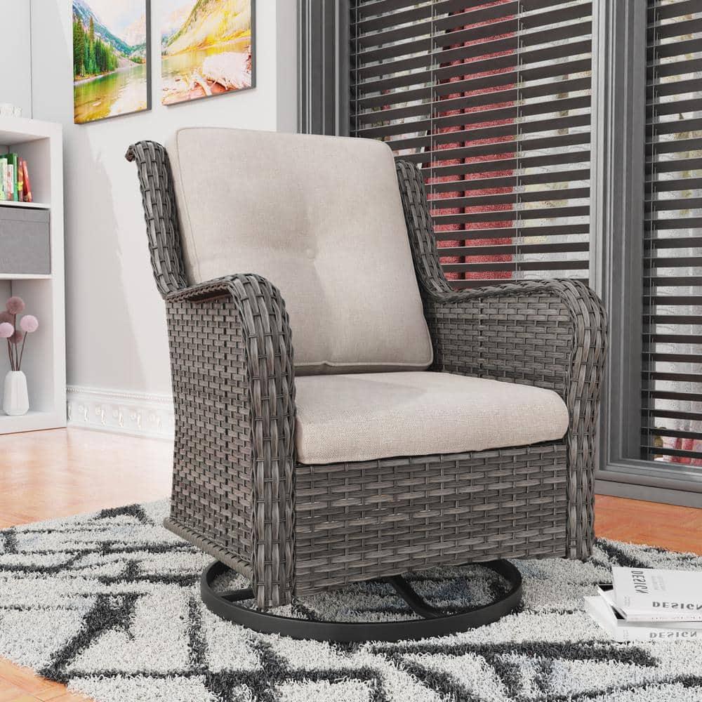 Outdoor Dining Armchair with Cushion