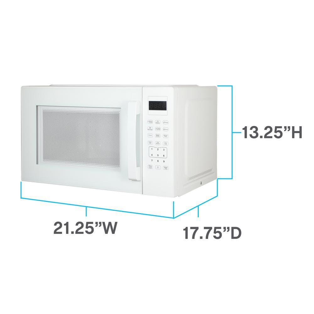 Avanti 1.5 cu. ft. Microwave Oven, 1,000 W, White