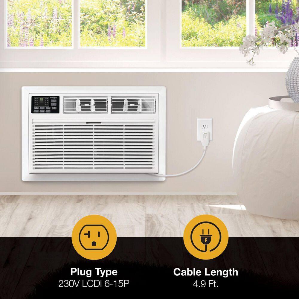 Whirlpool Whirlpool 10,000 BTU 230V Through-the-Wall Air Conditioner with Remote Control