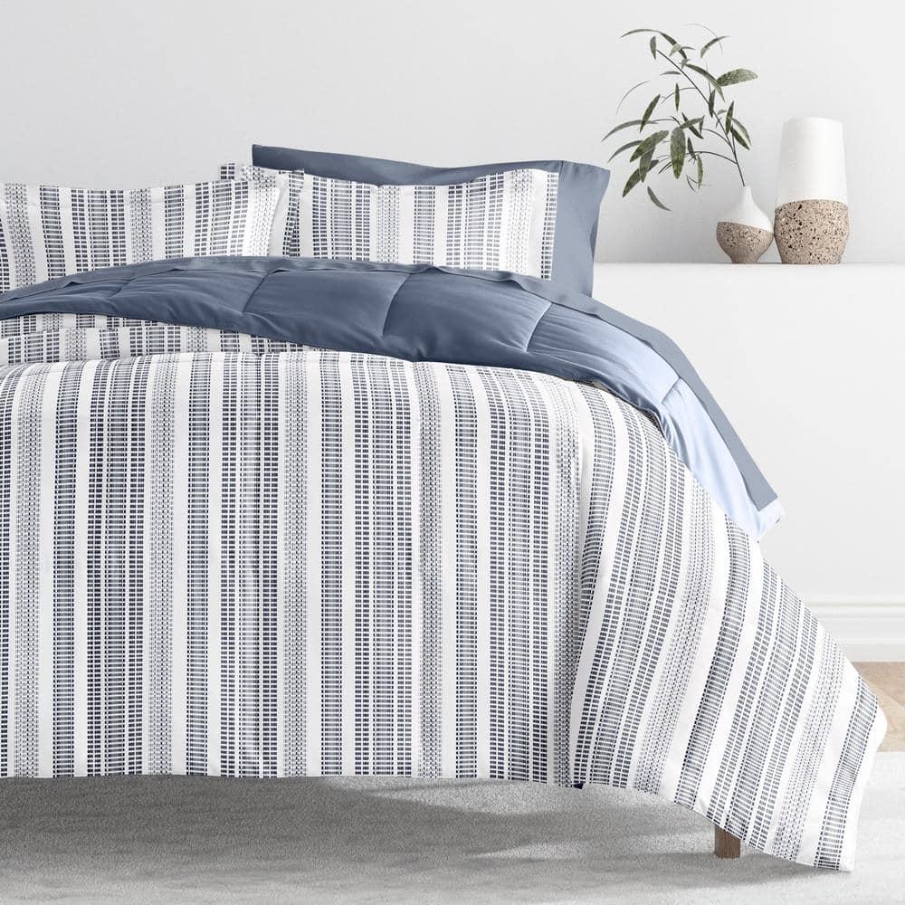 IEnjoy Home 7-Piece Bedding Bundle - Pattern Comforter and Sheet Set