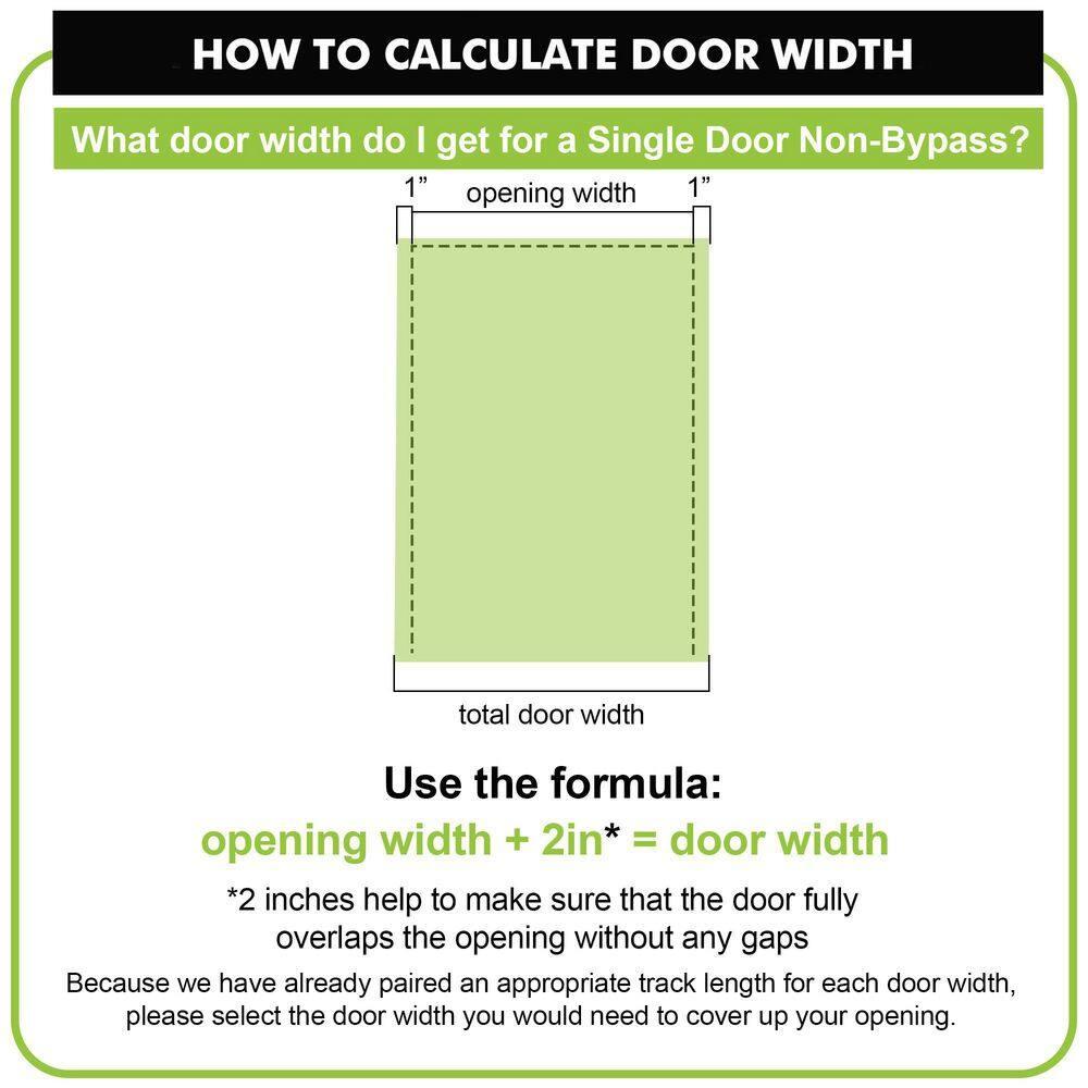 Homacer H Design Color Solid Pine Wood Unassembled Door with Black Rustic Installation Hardware Kit