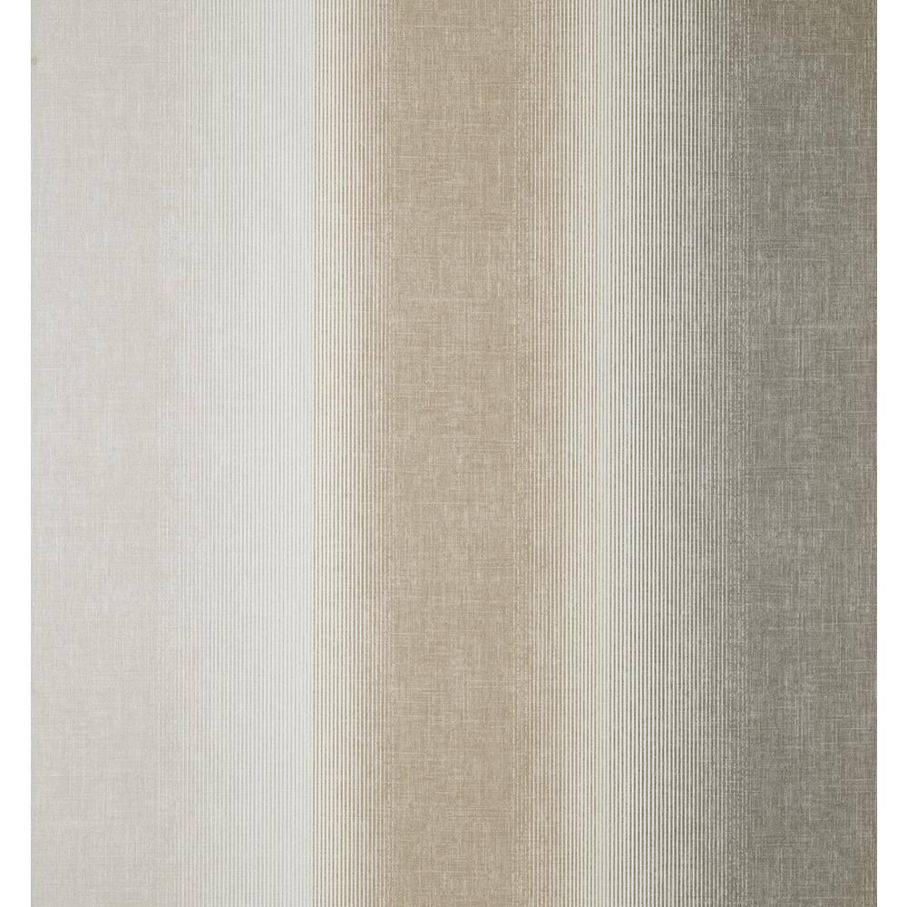 Fine Decor Wallcoverings Kirby Taupe Stripe Wallpaper, 20.86-in by 33-ft, 57.37 sq. ft.