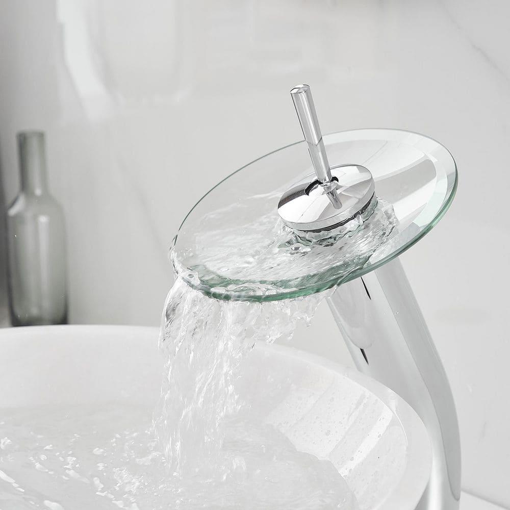 Waterfall Vessel Bathroom Faucet