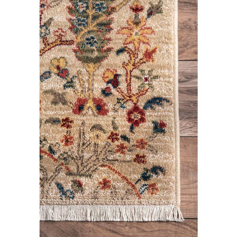 Nuloom Dasilva Geometric 2x6 Runner Indoor Area Rug for Living Room Bedroom Dining Room Entryway Hallway Kitchen, Olive/Multicolor