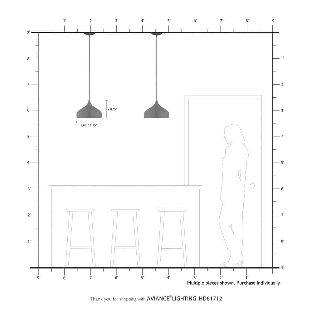 Livex Lighting Amador 1 - Light Pendant in  Brushed Aluminum