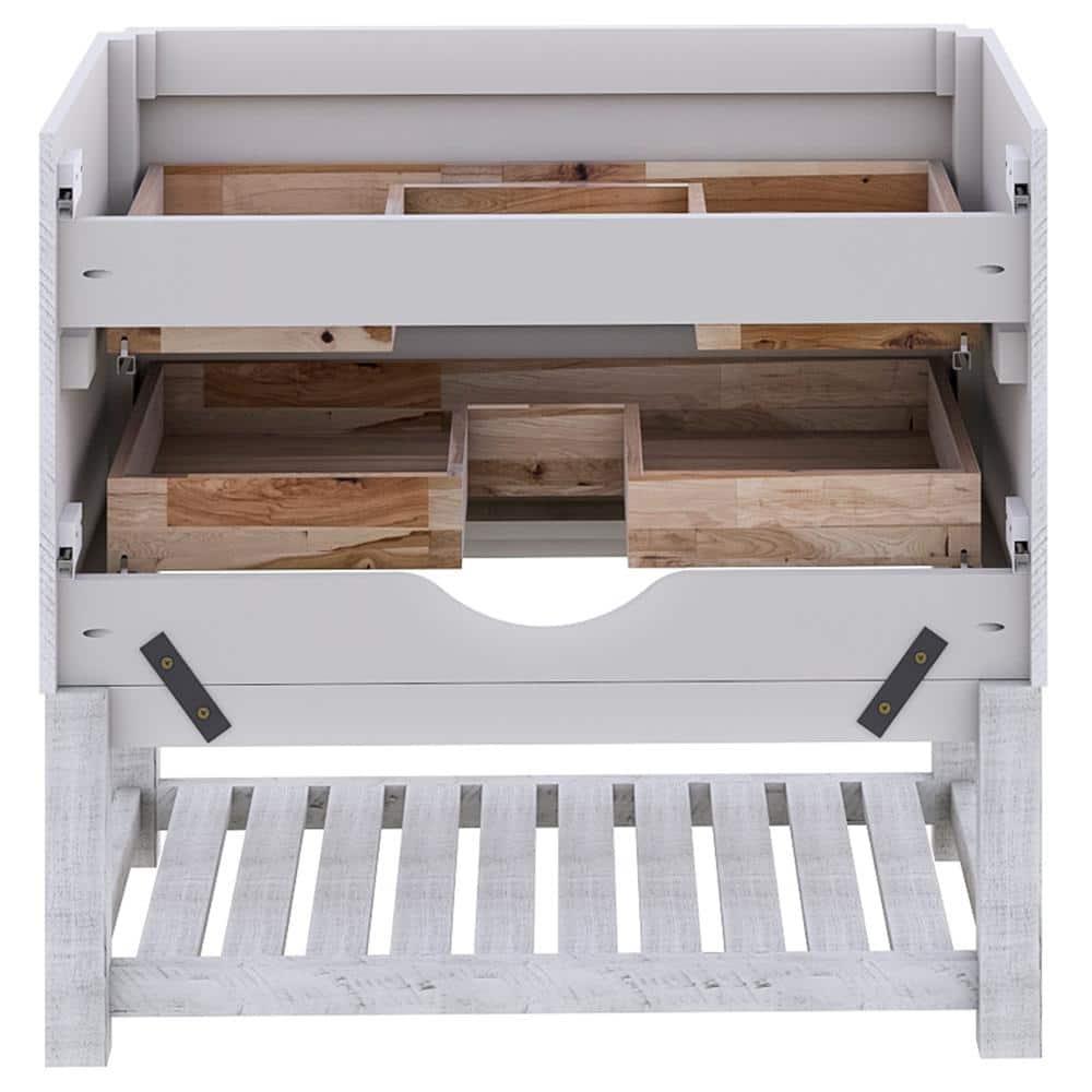 Fresca Formosa 35" Free-Standing Open Bottom Single Bathroom Vanity Base Only