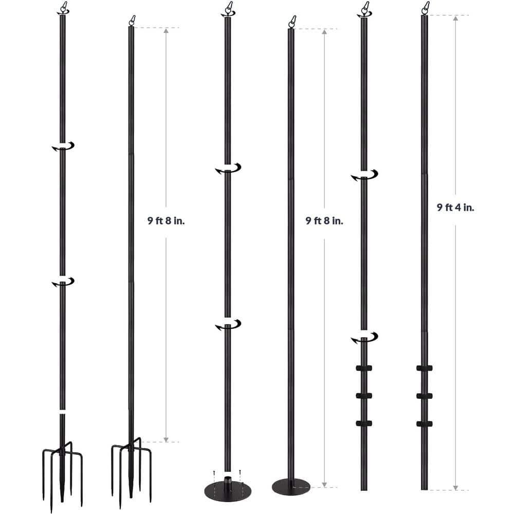 Newhouse Lighting Outdoor Lantern Post NHSLP-4P