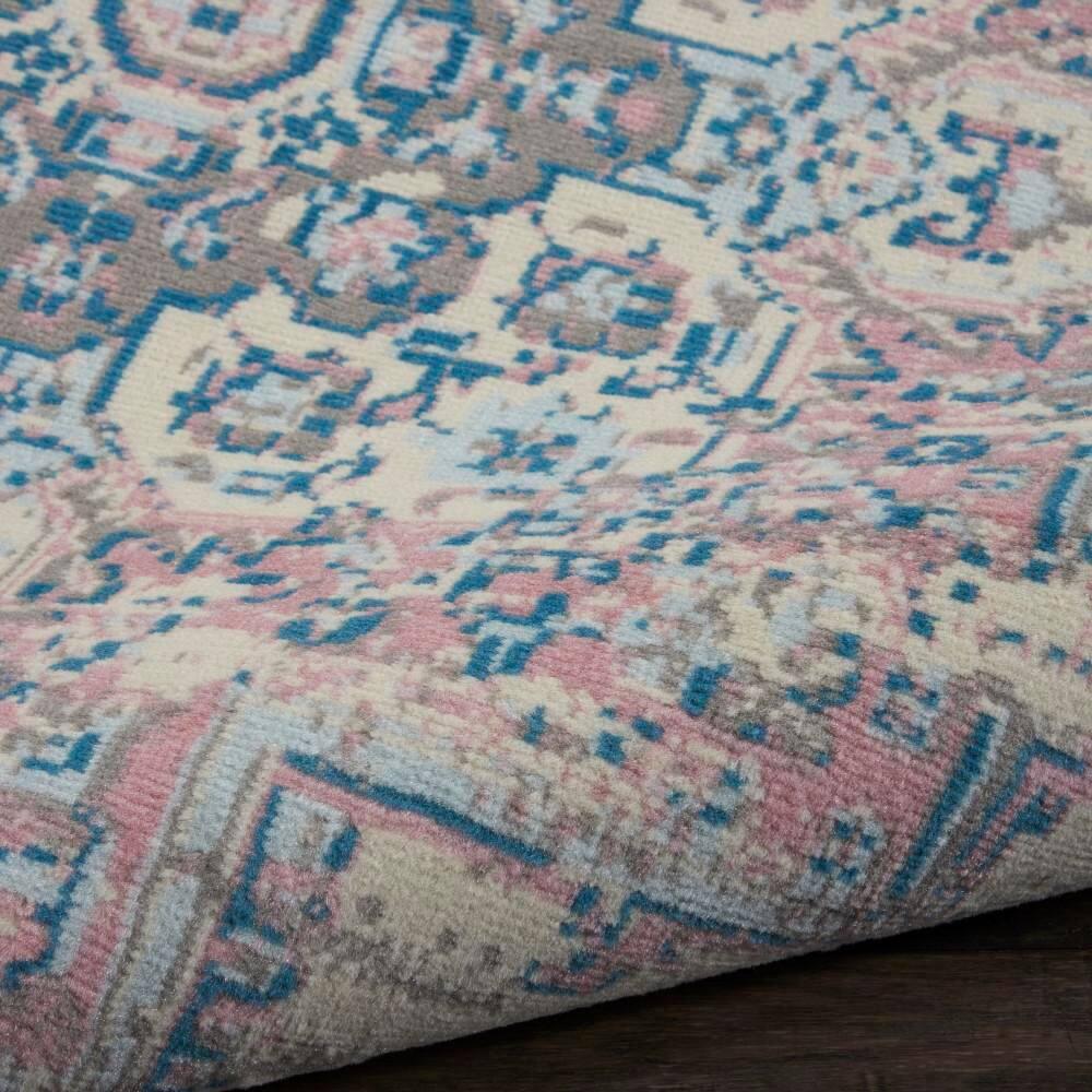 Nourison Grafix GRF14 Ivory/Pink Area Rug 8' x ROUND