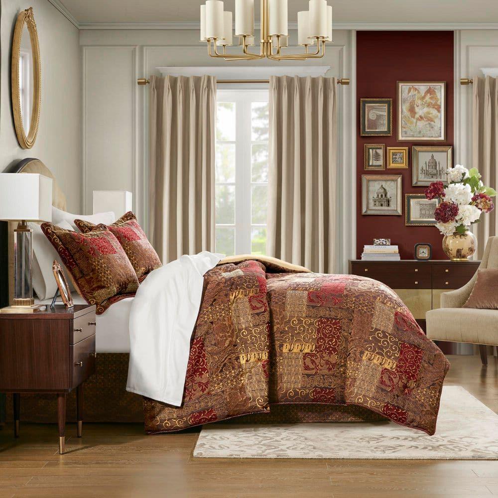 Croscill Croscill Galleria 4 Piece Chenille Jacquard Comforter Set