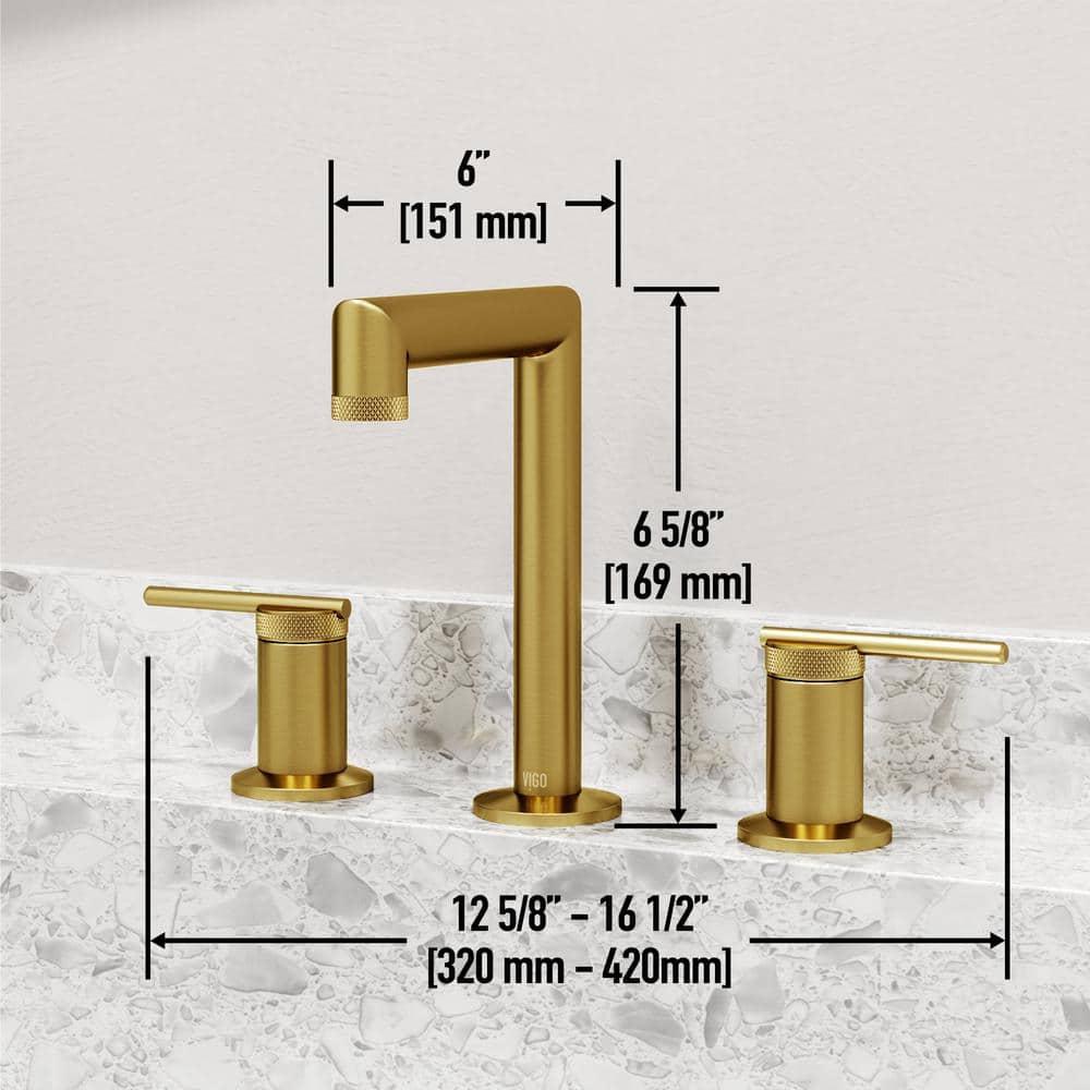 Sterling 7" H Two Handle Widespread Bathroom Faucet