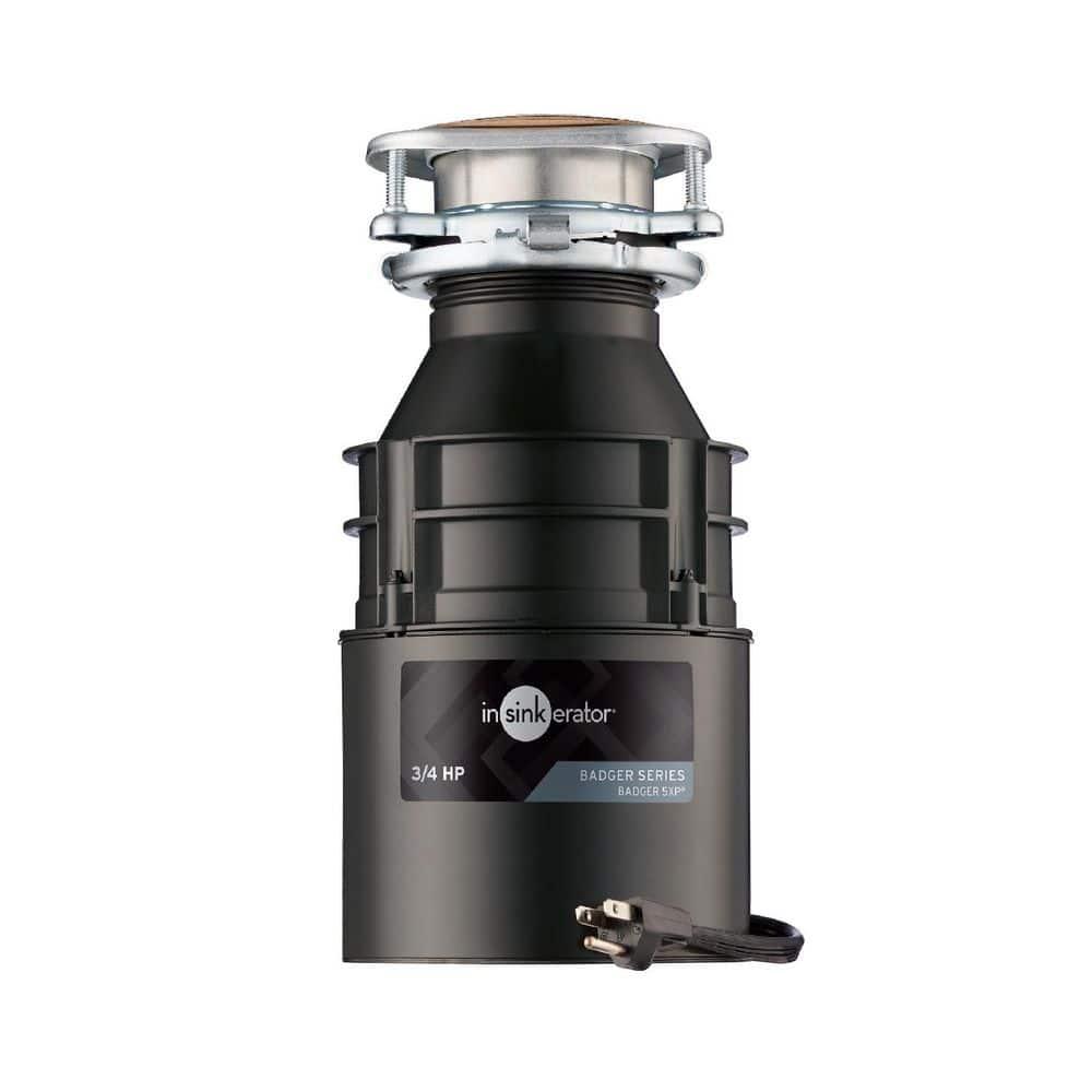Badger 5XP 3/4 HP Continuous Feed Garbage Disposal