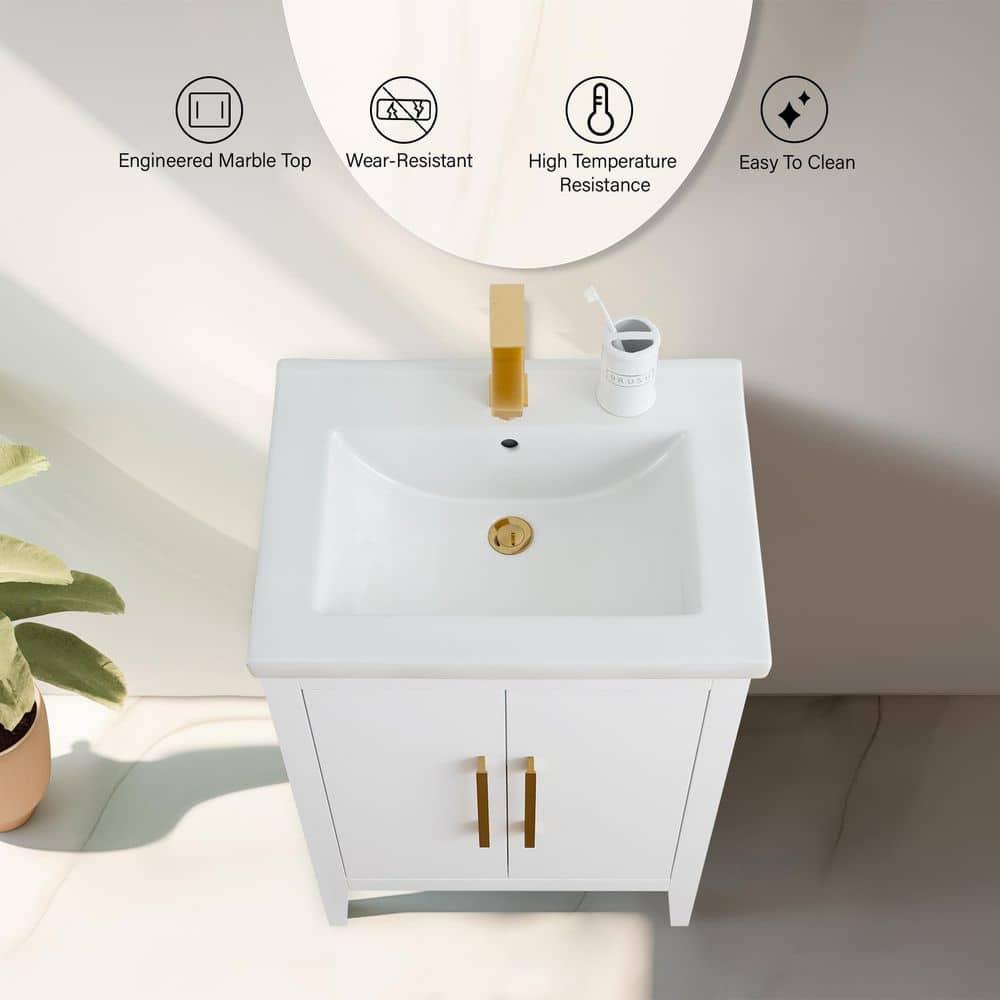 24" Single Bathroom Vanity Set