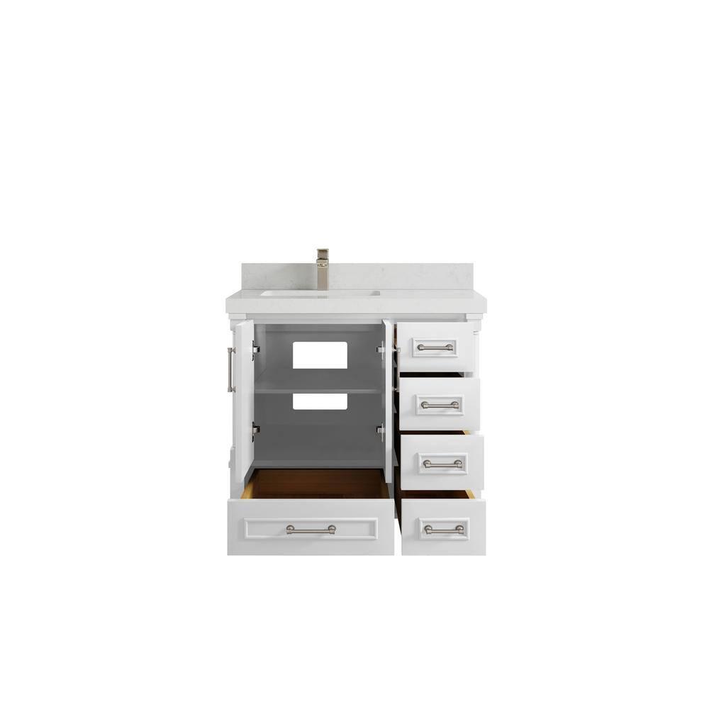 Willow Collections Aberdeen 36'' Single Bathroom Vanity with Top